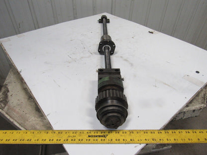 Hitachi Seiki HT 25 Ball Screw Axis Assembly From CNC Lathe