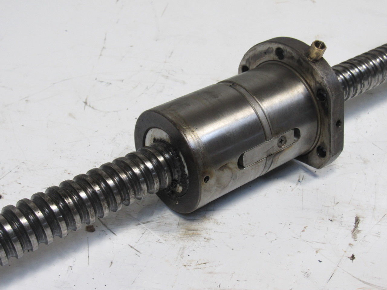 Hitachi Seiki HT 25 Ball Screw Axis Assembly From CNC Lathe