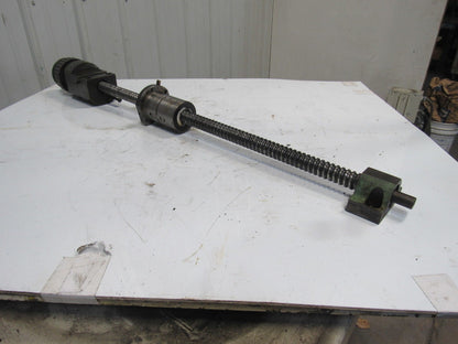 Hitachi Seiki HT 25 Ball Screw Axis Assembly From CNC Lathe