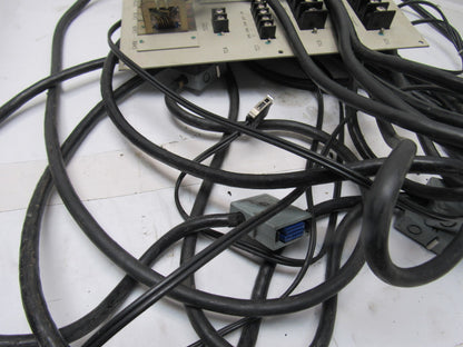 Fanuc A02B-0072-C040 Terminal Unit W/Cables From Hitachi Seiki HT25