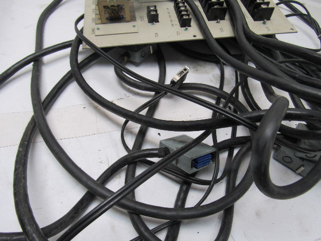 Fanuc A02B-0072-C040 Terminal Unit W/Cables From Hitachi Seiki HT25