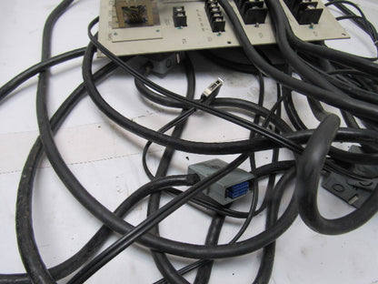 Fanuc A02B-0072-C040 Terminal Unit W/Cables From Hitachi Seiki HT25