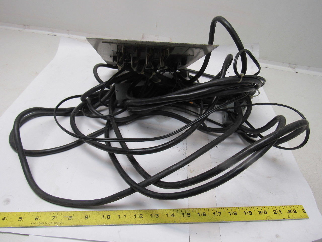 Fanuc A02B-0072-C040 Terminal Unit W/Cables From Hitachi Seiki HT25