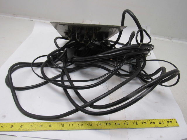 Fanuc A02B-0072-C040 Terminal Unit W/Cables From Hitachi Seiki HT25