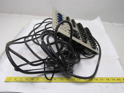 Fanuc A02B-0072-C040 Terminal Unit W/Cables From Hitachi Seiki HT25