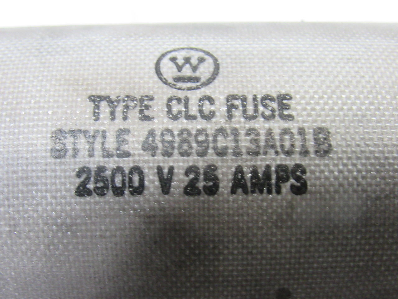 Westinghouse 4989C13A01B 2500V 25A Type CLC Capacitor Fuse Element