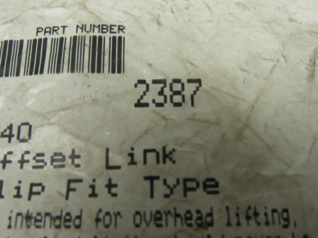 Bowman Barnes 2387 #40 Offset Link Single Strand Roller Chain Lot Of 20