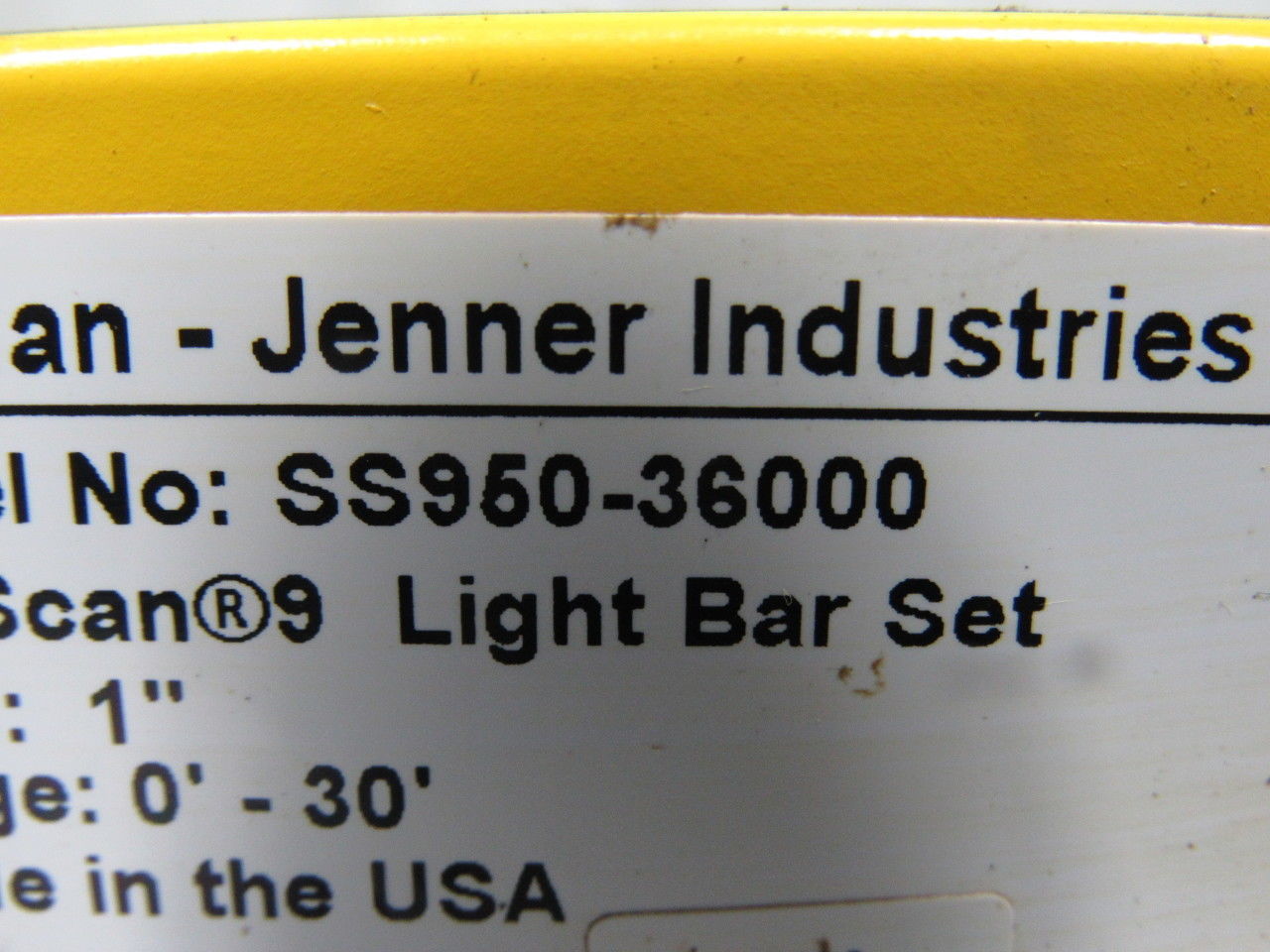 Dolan Jenner SS950-36000 Safe Scan 9 Safety Light Curtain Receiver