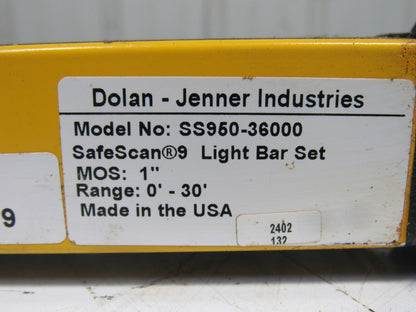Dolan Jenner SS950-36000 Safe Scan 9 Safety Light Curtain Receiver