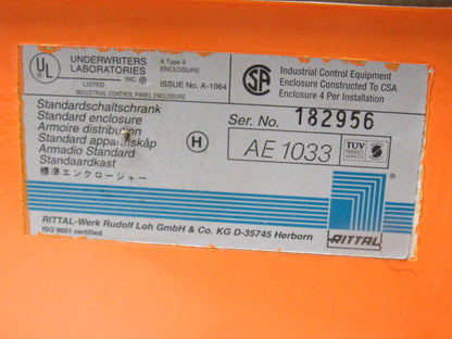 Rittal  AE 1033 Type 4 Compact Electrical Enclosure 300x300x200mm W/Baclplate