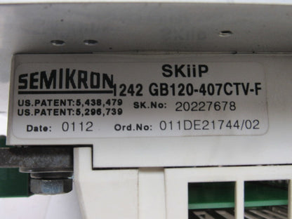Semikron 1242 GB120-407 CTV-F Integrated Intelligent Powerpack