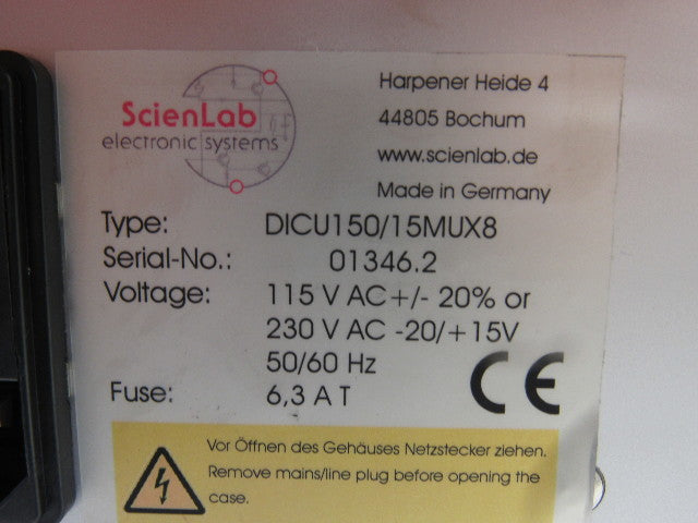Scienlab DICU150/15MUX8 115/230V Common Rail Diesel Injection Control Unit