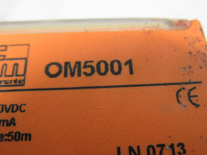 IFM OM5001 10-30VDC 50M Adjustable Photoelectric Sensor Lot Of 2