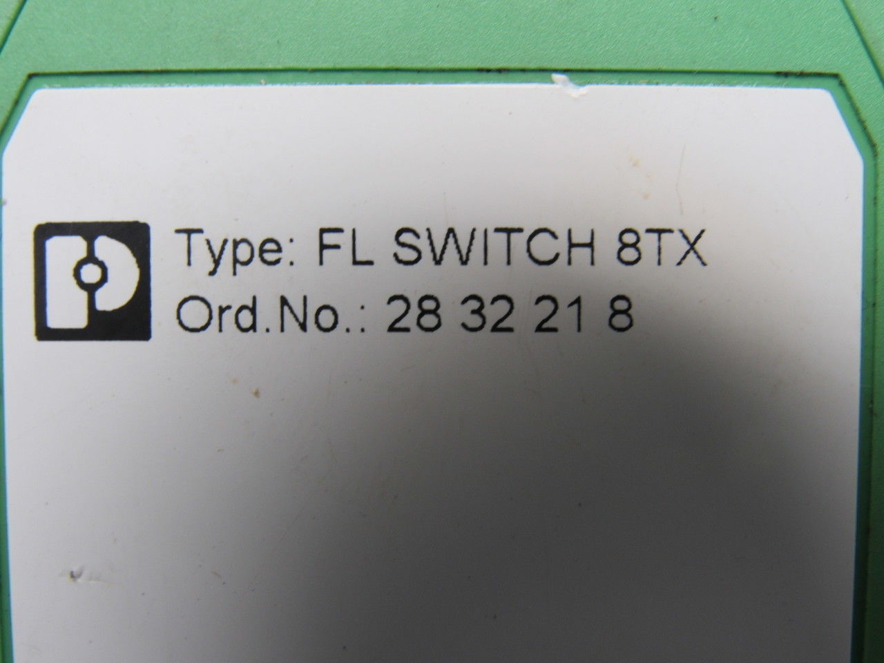 Phoenix Contact 2832218 FL Switch 8TX Industrial Ethernet Switch