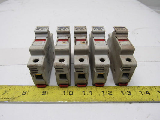 Bussmann CHCC1DI 600V 30A Luminated Class CC Fuse Holder Lot OF 5