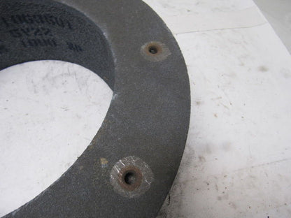 14x4x9" Centerless Grinding Wheel 30 Grit Threaded Back