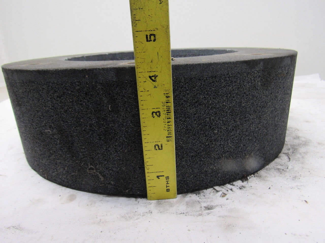 14x4x9" Centerless Grinding Wheel 30 Grit Threaded Back