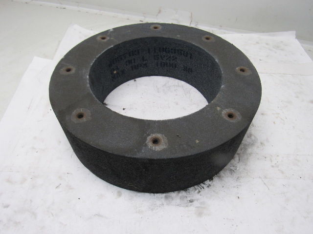 14x4x9" Centerless Grinding Wheel 30 Grit Threaded Back