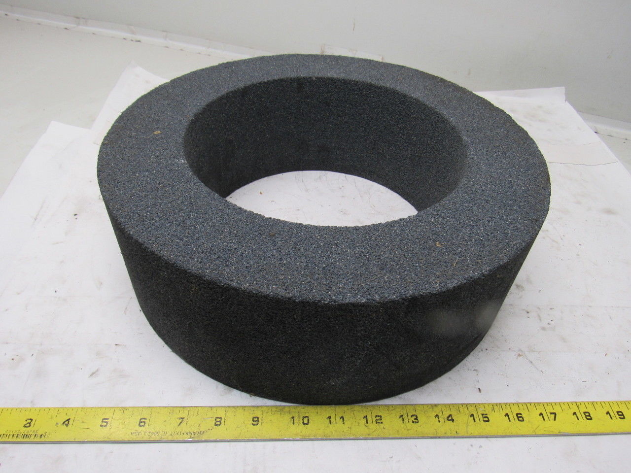 14x4-1/2x9" Centerless Grinding Wheel 30 Grit Threaded Back