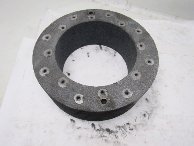 14x4-1/2x9" Centerless Grinding Wheel 30 Grit Threaded Back