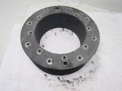 14x4-1/2x9" Centerless Grinding Wheel 30 Grit Threaded Back