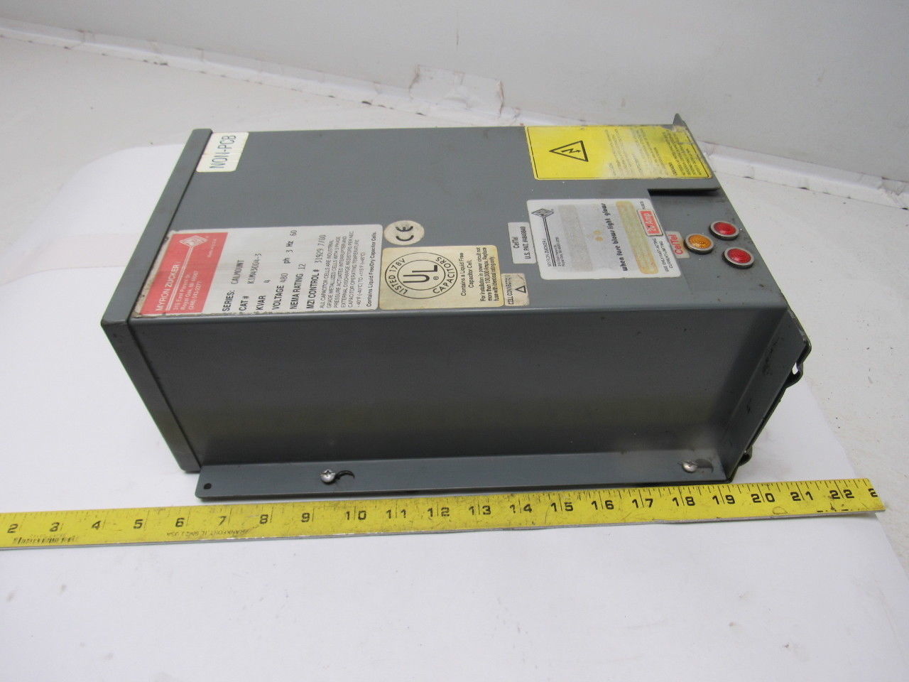 Myron Zucker KIM43004-3 Calmount 4 KVAR Capacitor 480V 3Ph 60Hz NEMA 12