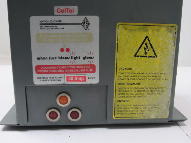 Myron Zucker KIM43009-3  9 KVAR Capacitor 480V 3Ph 60Hz NEMA 12
