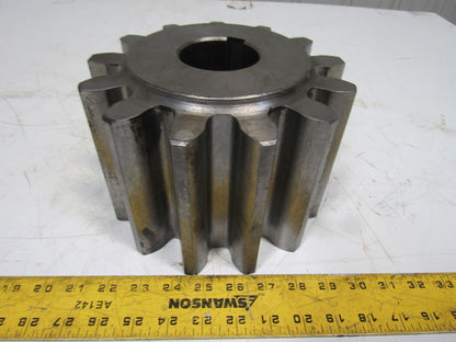 200255 13T 8-1/2" x 6"  Planetary Spur Drive Gear 2-7/16" Thru Shaft 2" Pitch