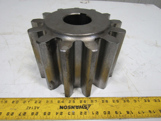 200255 13T 8-1/2" x 6"  Planetary Spur Drive Gear 2-7/16" Thru Shaft 2" Pitch
