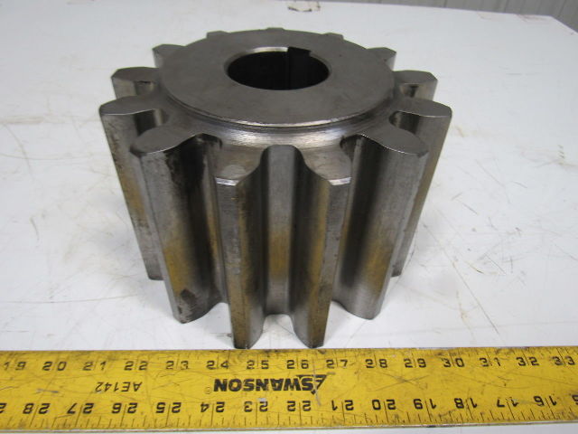 200255 13T 8-1/2" x 6"  Planetary Spur Drive Gear 2-7/16" Thru Shaft 2" Pitch