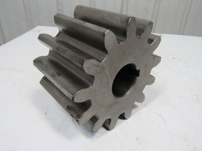 200255 13T 8-1/2" x 6"  Planetary Spur Drive Gear 2-7/16" Thru Shaft 2" Pitch