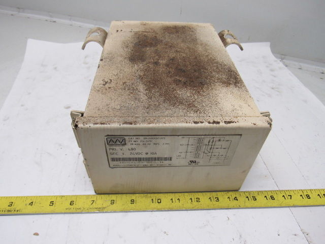 Marelco 201-0791 M-21931SE12P 0.28KVA Transformer 480V Pri 24VDC Sec