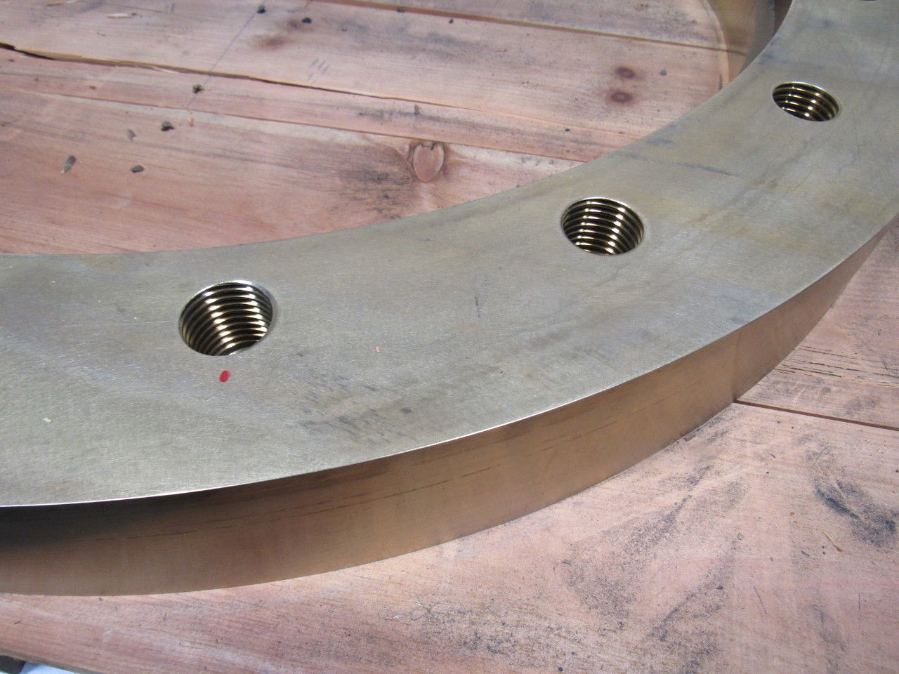 41-1/2" OD 33" ID Wear Ring Cylinder Throat Seal Forging Drop Hammer See Info