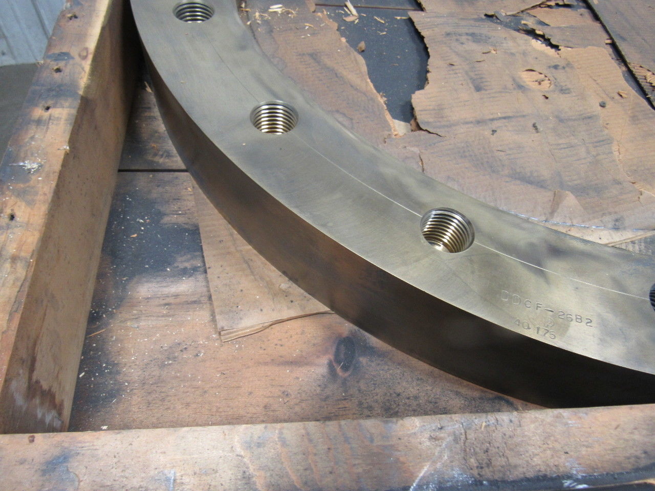 DDCF26B2 40"OD 33"ID Wear Ring Cylinder Throat Seal Forging Drop Hammer See Info