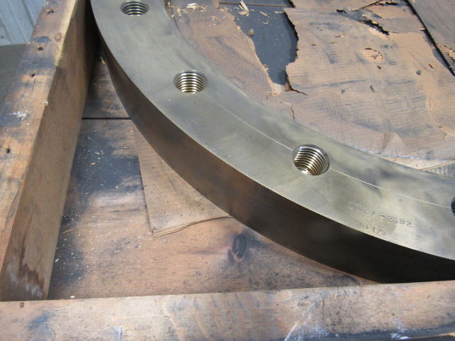 DDCF26B2 40"OD 33"ID Wear Ring Cylinder Throat Seal Forging Drop Hammer See Info
