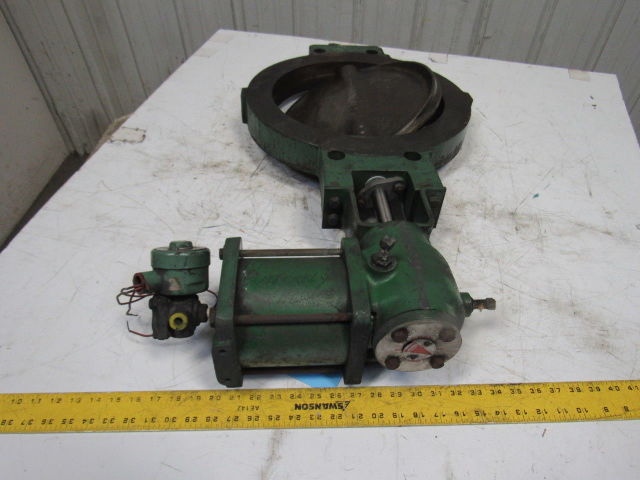 Fisher Type 7810 Size 14 Class 150 90° Rotation Disc Shut Off Valve W/ Actuator