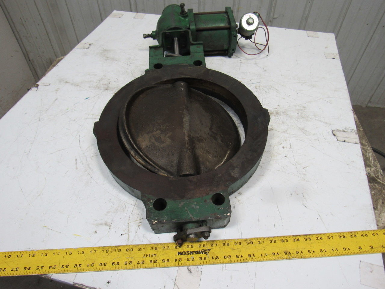 Fisher Type 7810 Size 14 Class 150 90° Rotation Disc Shut Off Valve W/ Actuator