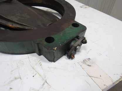 Fisher Type 7810 Size 14 Class 150 90° Rotation Disc Shut Off Valve W/ Actuator