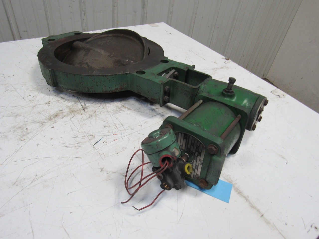 Fisher Type 7810 Size 14 Class 150 90° Rotation Disc Shut Off Valve W/ Actuator