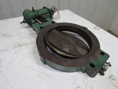 Fisher Type 7810 Size 14 Class 150 90° Rotation Disc Shut Off Valve W/ Actuator