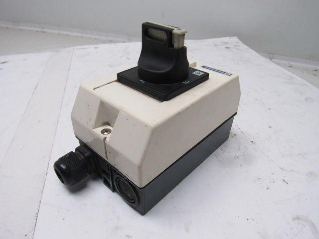 Telemecanique V02 10A Switch W/Aux Contacts & Enclosure