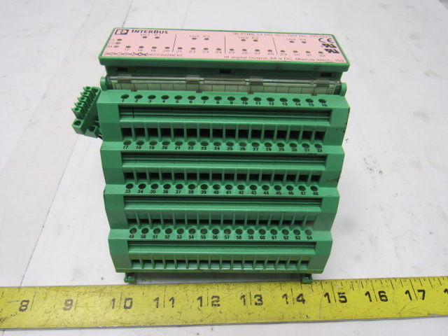 PHOENIX CONTACT InterBus 2754370 IB STME 24 DO 32/2 Out Put Relay Module