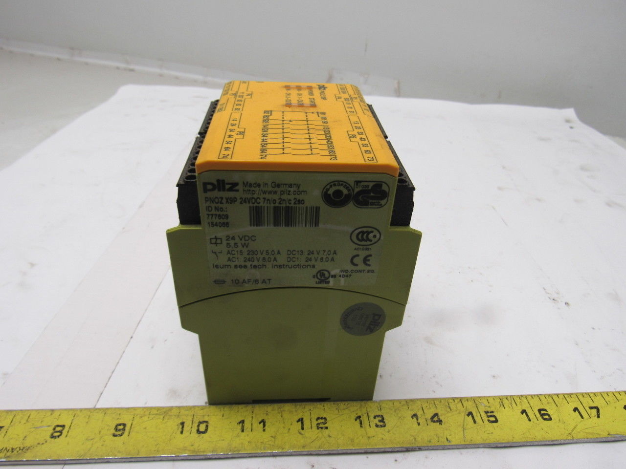 Pilz PNOZ X9P 777609 24 VDC 7 N/O 2 N/C 2SO Safety Relay Module