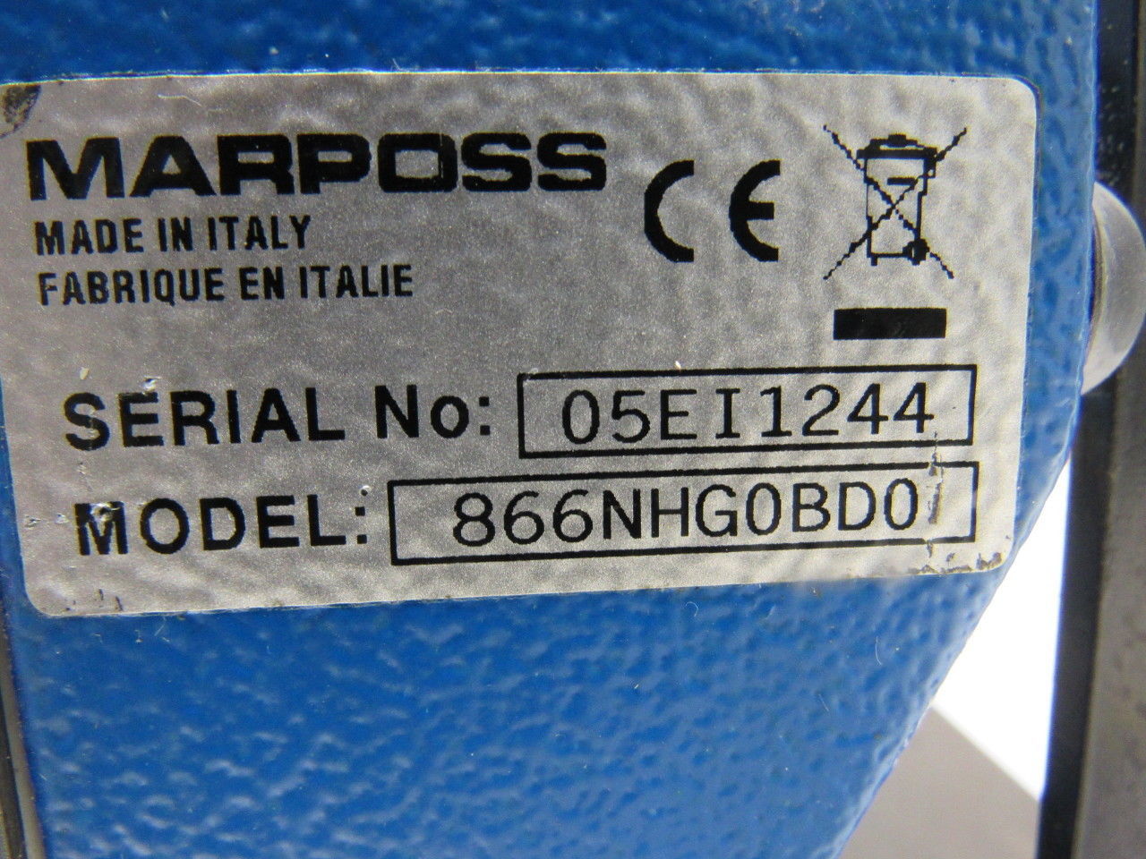 Marposs E960r 866NHG0BD01 Industrial Flat Panel Computer Interface 15" Display