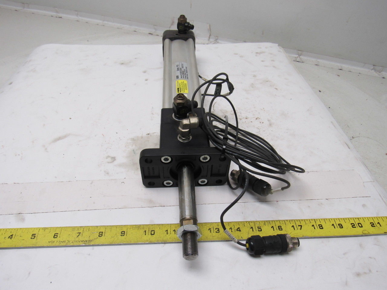 Parker P1D4L050MC-0200N1NNN 50mm Bore 20mm Stroke 10 Bar W/ Sensors