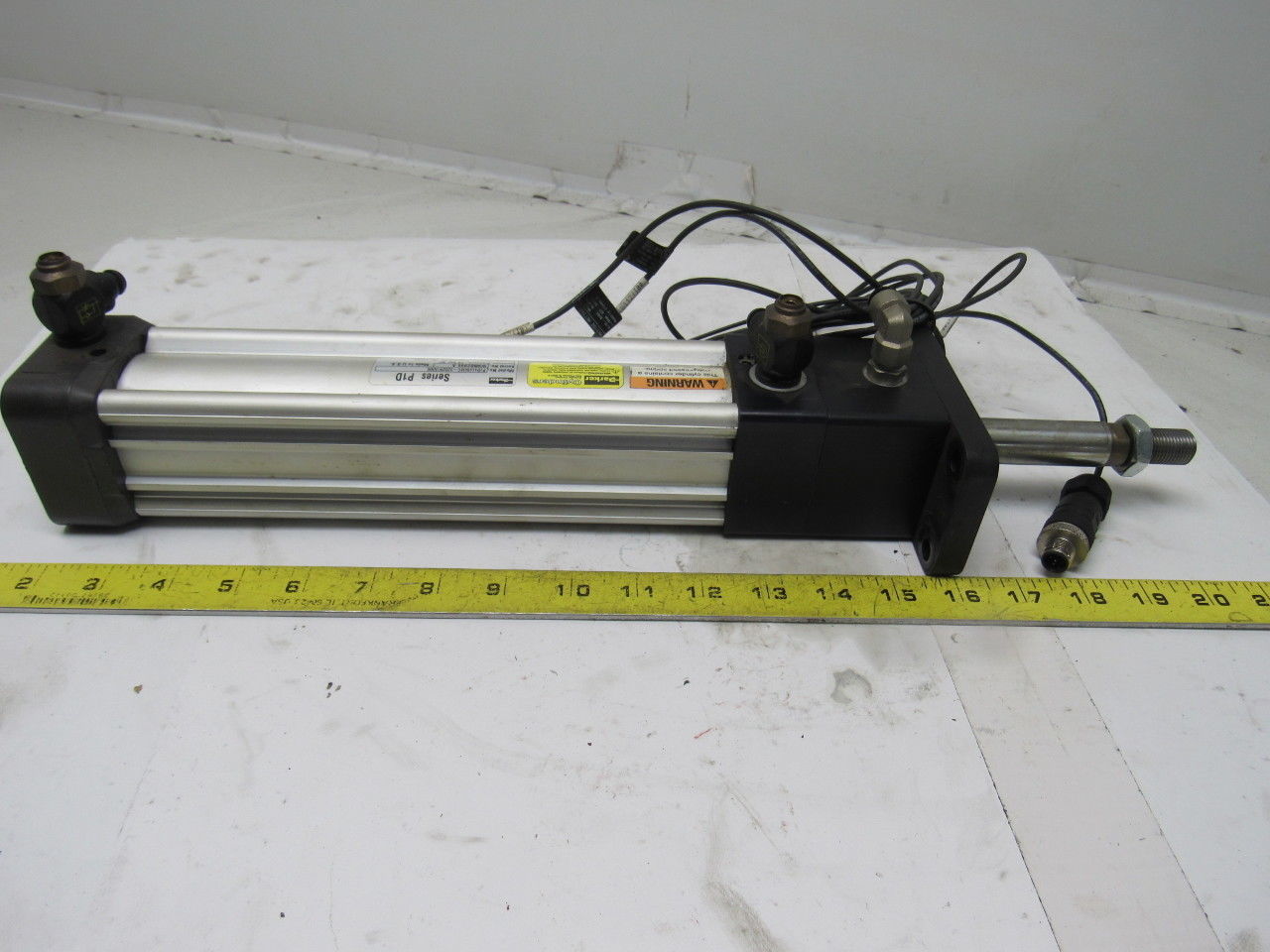 Parker P1D4L050MC-0200N1NNN 50mm Bore 20mm Stroke 10 Bar W/ Sensors