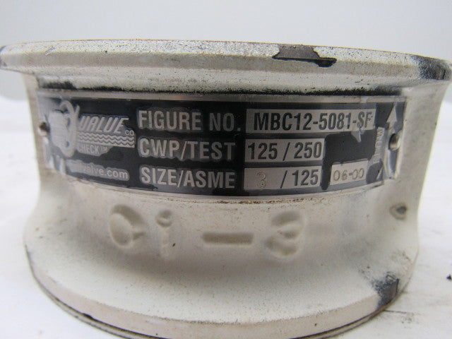 Gulf Valve MBC12-5081-SF 3" Wafer Check Valve