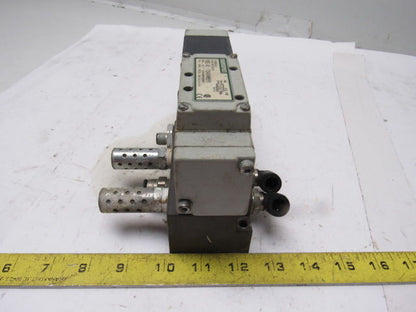 Numatics 13SA43AM056Y61 Pneumatic Air Solenoid Valve 24VDC W/manifold Block
