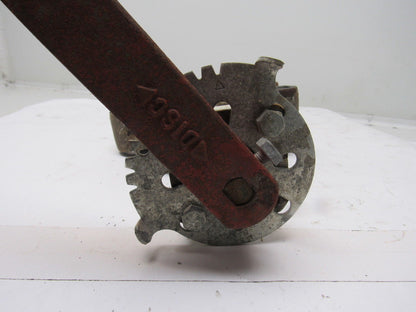 Stockham LG712-BS3-EM 4" Lug Type Butterfly Valve W/Manual Hand Lever Actuated