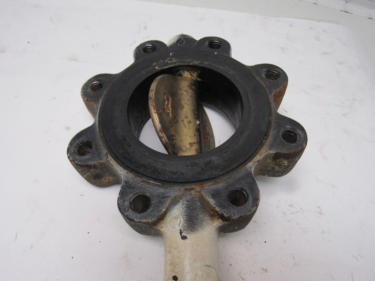 Stockham LG712-BS3-EM 4" Lug Type Butterfly Valve W/Manual Hand Lever Actuated